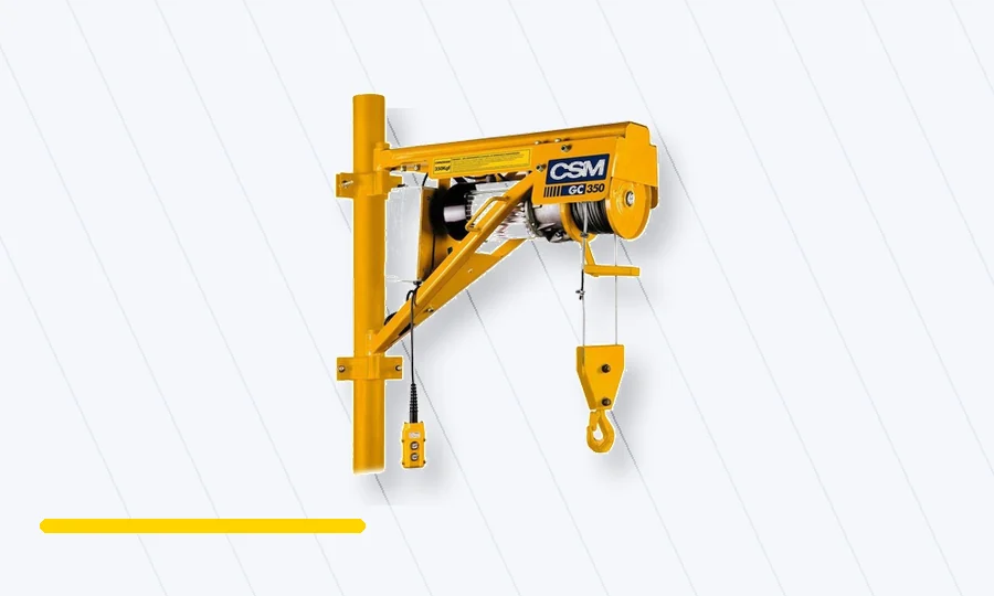 Equipamento de elevação para locação